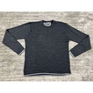 Carbon Sweater Mens Large‎ Gray Long Sleeve Acrylic Casual